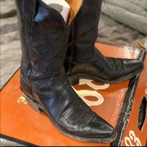 Lucchese Black Boots